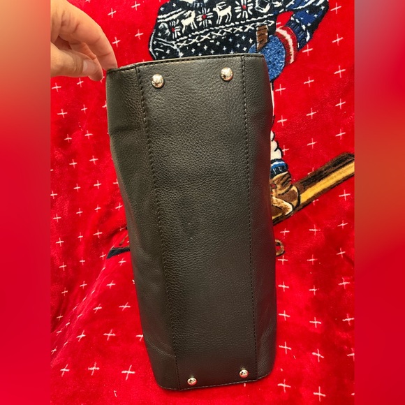 good condition Michael Kors Hamilton Satchel Black Pebbled Leeather - Picture 12 of 16